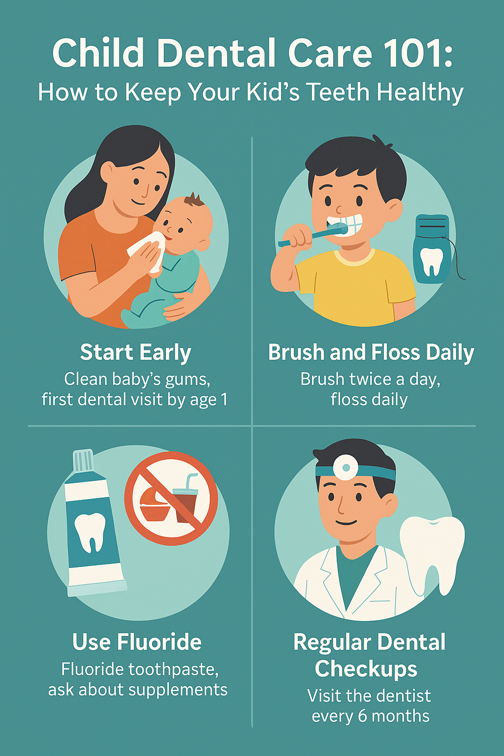  Child Dental Care 101: How to Keep Your Kid’s Teeth Healthy